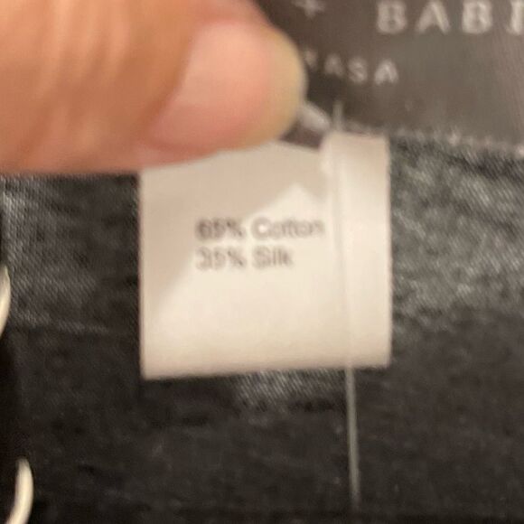 Sachin + Babi For Ankasa Black V Neck Chains Details Ruched Dress.Size S